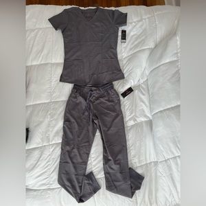 Womens cool stretch jogger scrub set
